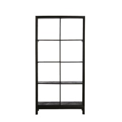 SHELF SND OPEN WOOD BLACK 190 - CABINETS, SHELVES